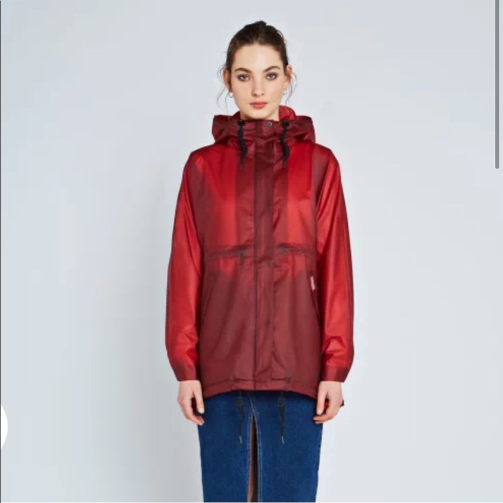 Hunter Original Red Rainjacket XS
